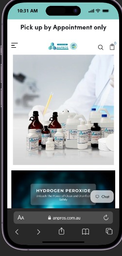 Anpros — mobile view