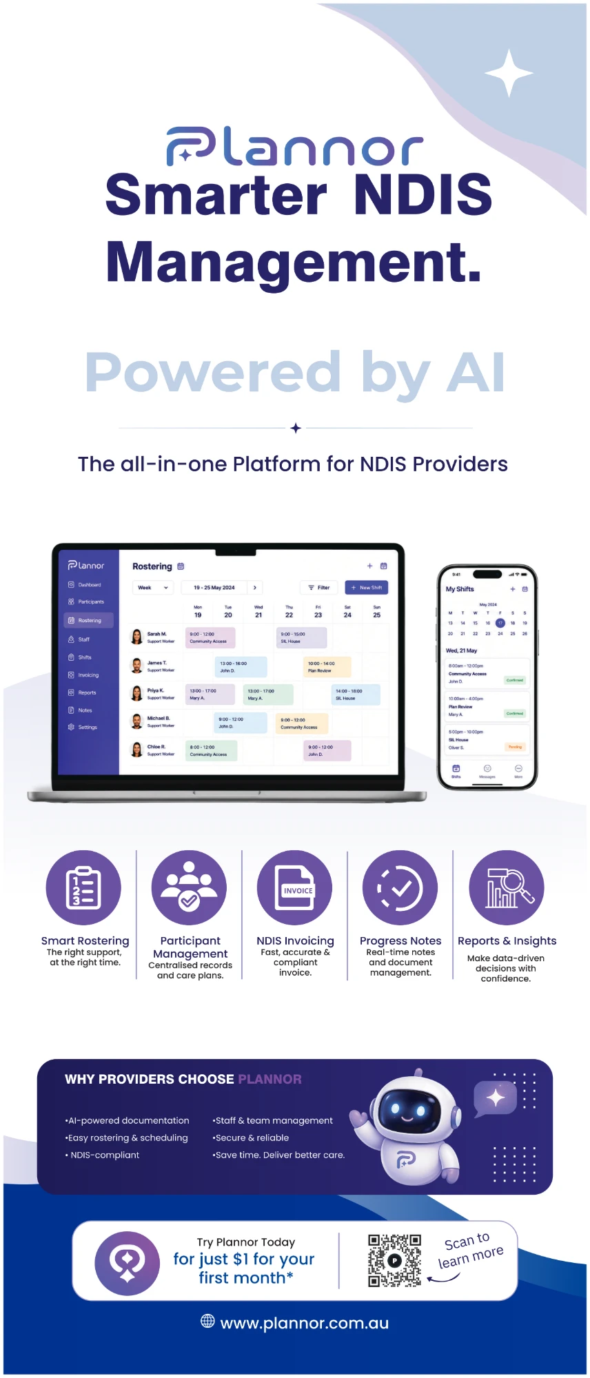 Pull-up banner artwork for Plannor, a Nubevest platform